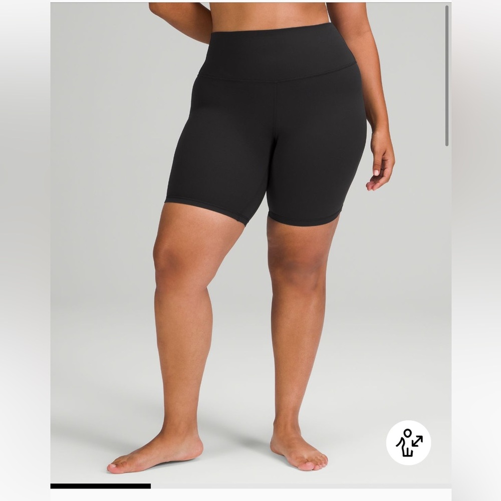 Lululemon Align High Rise Biker Short 8” Black